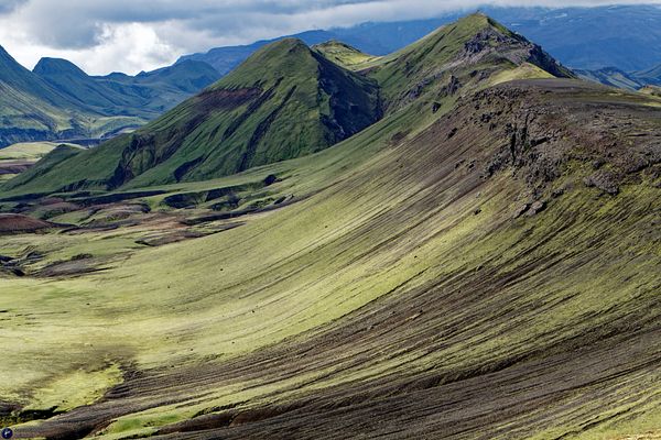 Iceland typical natural and wild outdoor view
