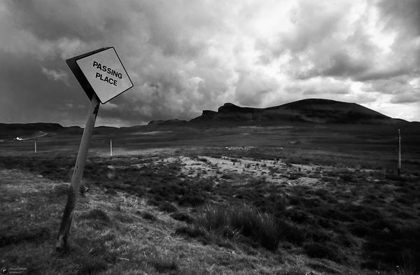 Scotland typical natural and wild outdoor view