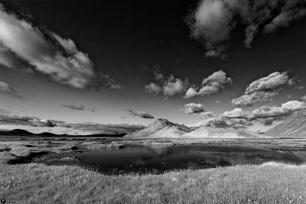 Iceland typical natural and wild outdoor view