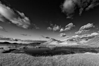 Iceland typical natural and wild outdoor view