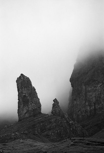 Scotland typical natural and wild outdoor view