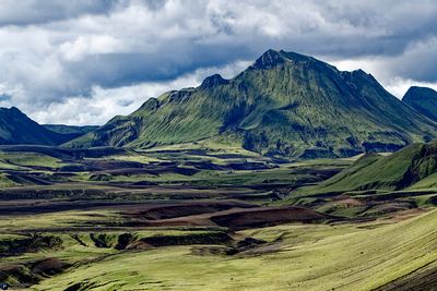 Iceland typical natural and wild outdoor view