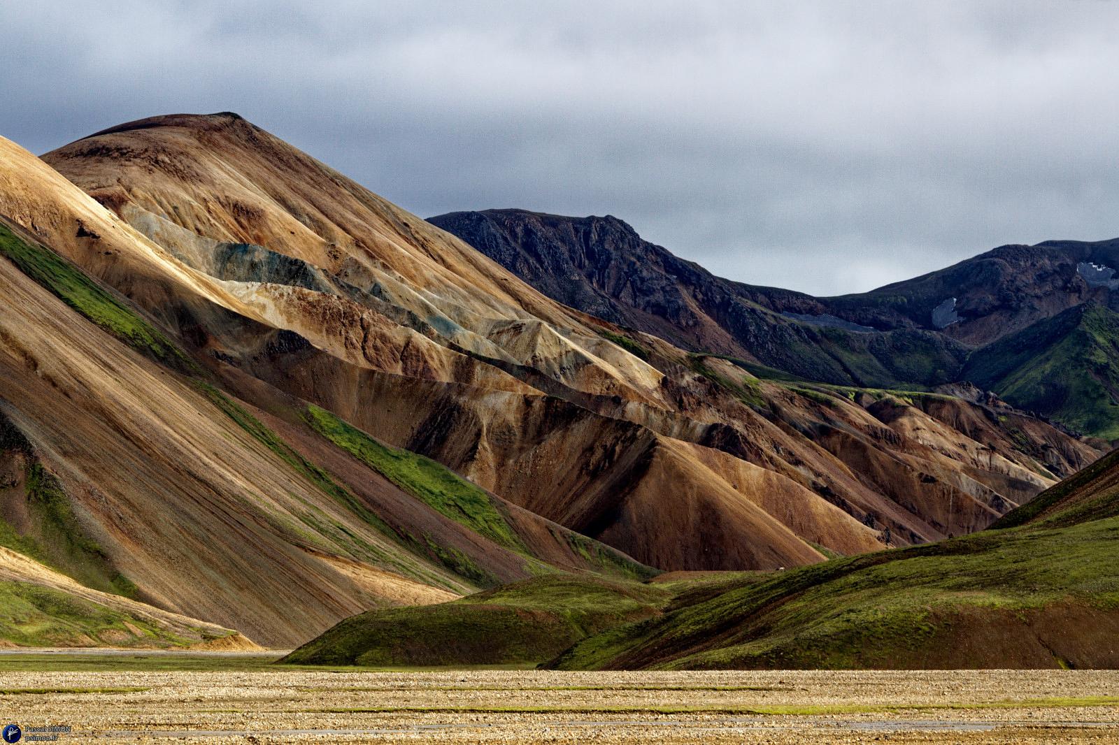 Iceland typical natural and wild outdoor view