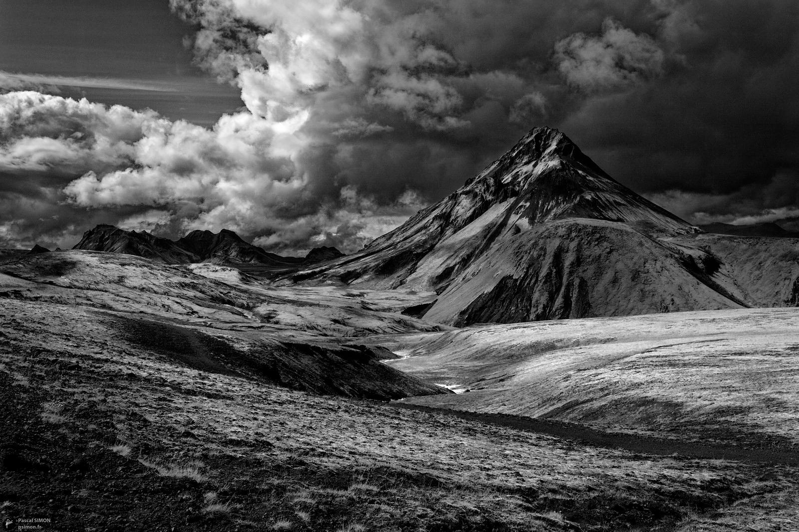Iceland typical natural and wild outdoor view