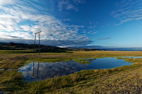 Iceland typical natural and wild outdoor view