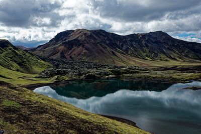 Iceland typical natural and wild outdoor view