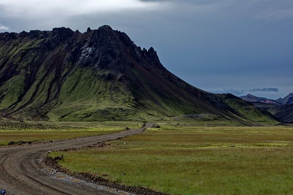 Iceland typical natural and wild outdoor view