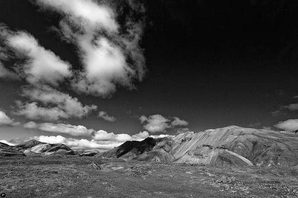 Iceland typical natural and wild outdoor view