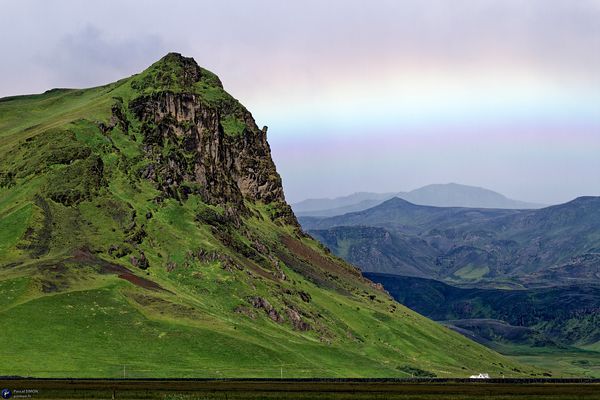Iceland typical natural and wild outdoor view