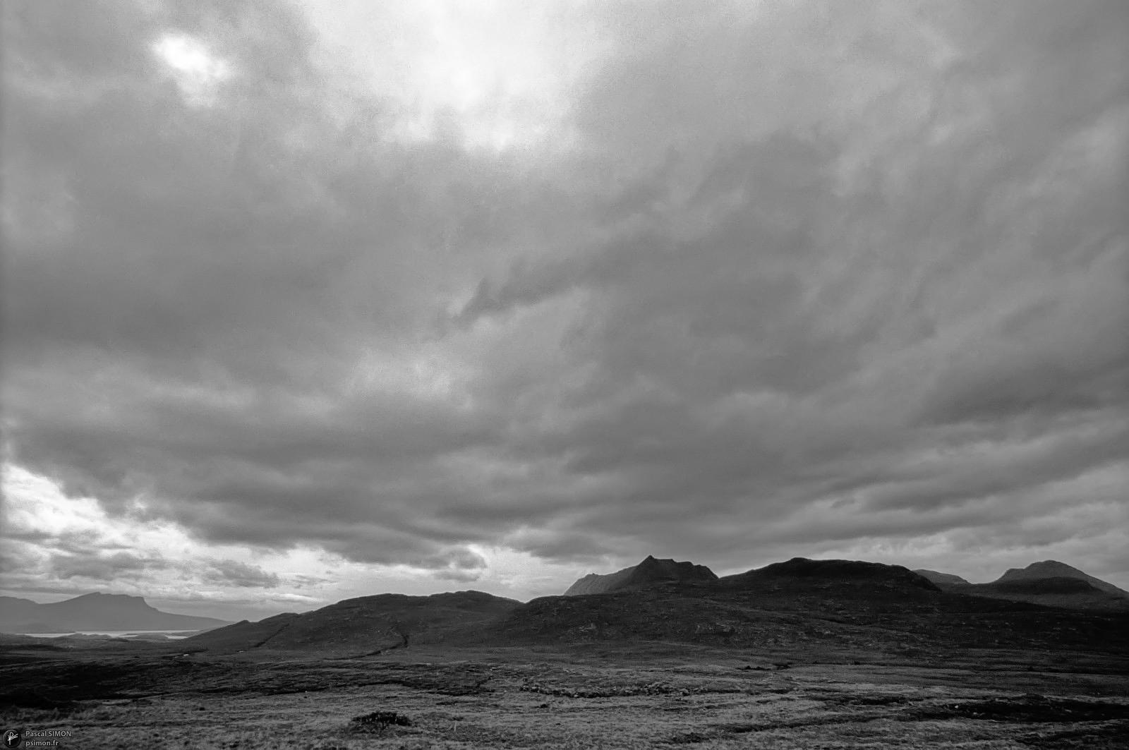 Scotland typical natural and wild outdoor view