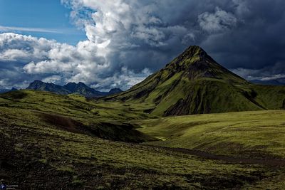 Iceland typical natural and wild outdoor view