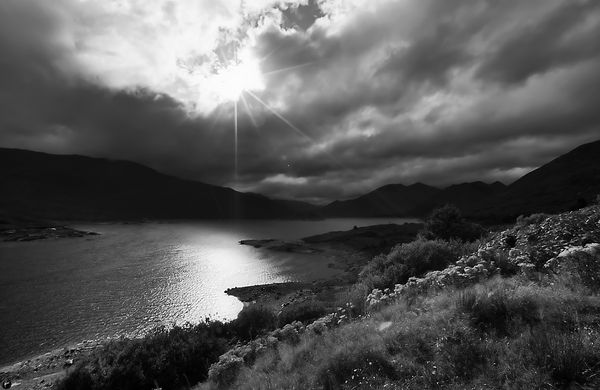 Scotland typical natural and wild outdoor view