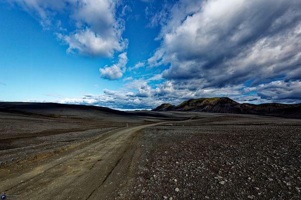 Iceland typical natural and wild outdoor view