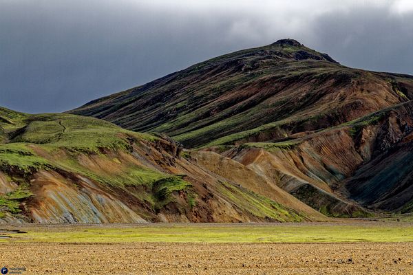 Iceland typical natural and wild outdoor view