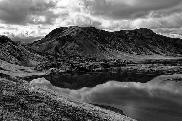 Iceland typical natural and wild outdoor view