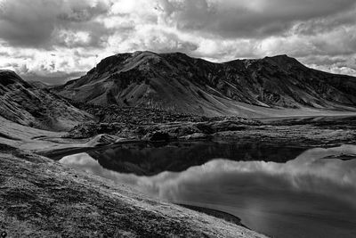Iceland typical natural and wild outdoor view