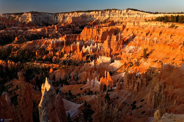 Famous american national park view (USA)