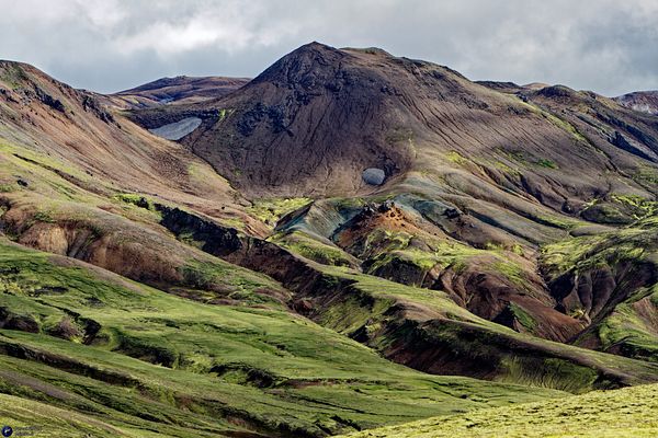Iceland typical natural and wild outdoor view