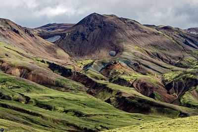 Iceland typical natural and wild outdoor view