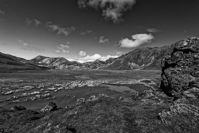 Iceland typical natural and wild outdoor view