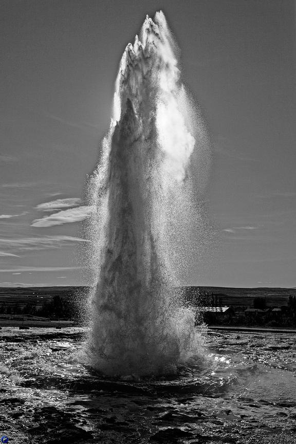 Iceland typical natural and wild outdoor view