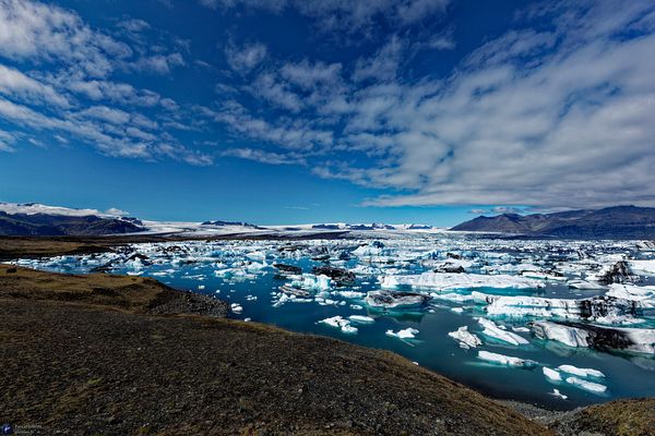 Iceland typical natural and wild outdoor view