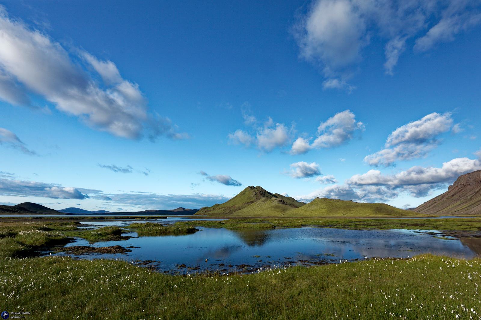 Iceland typical natural and wild outdoor view