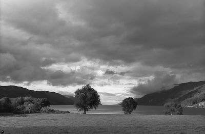 Scotland typical natural and wild outdoor view