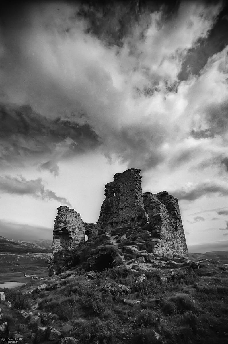 Scotland typical natural and wild outdoor view